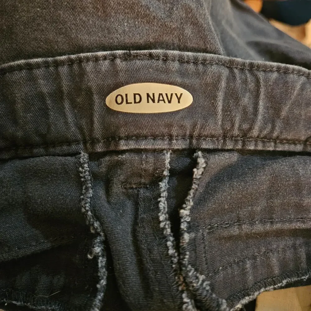 2 Pack Old Navy Girl's‎ Size 10 Navy Twill Bermuda School Uniform Shorts